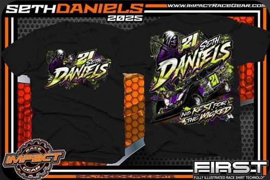 Black No Rest for the Wicked Hooded Sweatshirt